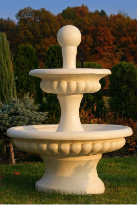 Fontanna ogrodowa Fontanna do stawu 163cm Kamienna fontanna Fontanna ogrodowa Fontaine Nowość