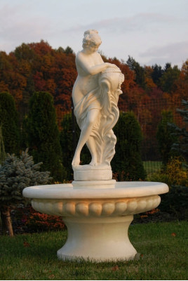Dekoracyjna fontanna fontanna figura 196cm dekoracja fontanny ogrodowa fontanna staw