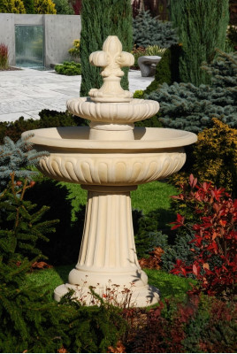 Fontanna ogrodowa Fontanna do stawu 138cm Kamienna fontanna Fontaine ogrodowa Fontaine Nowość