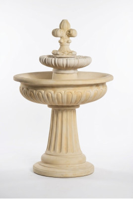 Fontanna ogrodowa Fontanna do stawu 138cm Kamienna fontanna Fontaine ogrodowa Fontaine Nowość