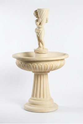 Fontanna ogrodowa Fontanna do stawu 159cm Kamienna fontanna Fontanna ogrodowa Fontaine Nowość