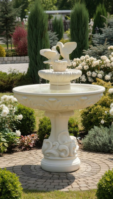 Fontanna Fontanna Żaba Fontanna Kamienna Fontanna Fontanna ogrodowa Fontaine 155cm