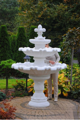 Fontanna dekoracyjna fontanna rzeźba fontanna dekoracyjna ogrodowa Fontaine staw 187cm nowość