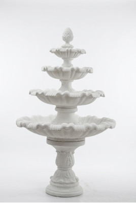 Fontanna ogrodowa Fontanna do stawu 218cm Kamienna fontanna Fontanna ogrodowa Fontaine Nowość
