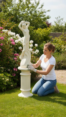 Kolumny Kolumny dla Figur Rzeźba Figury Statua Patio Projekt Dekoracja Ogrodowa