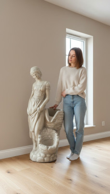 Figurka Kobieta AMANDA Statua Ogrodowa Rzeźba Rzeźby Figury Posągi Kamień Dekoracyjny