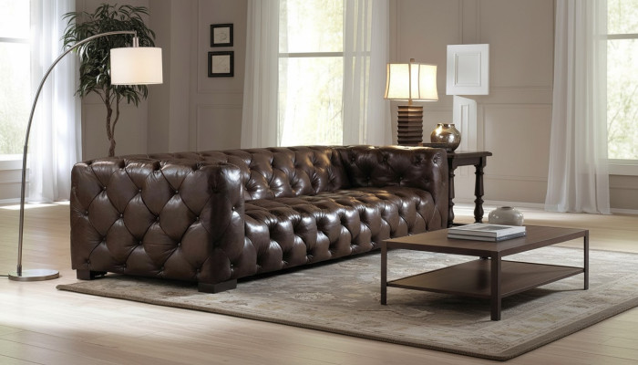 Sofa skórzana kanapa Tapicerowane Sofa designer Leder Sofa Chesterfield XXL Big Sofas 250cm