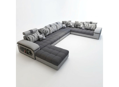Żywy krajobraz Włókienniczy Sofa Kanapa Podkładka Kanapy Sofy U Shape designer Ustawić