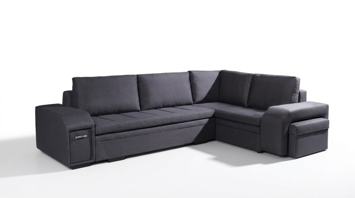 Tapicerowana sofa sofa wypoczynkowa kanapa grupa wypoczynkowa pokój dzienny z poduszką sofa do spania w kształcie litery L