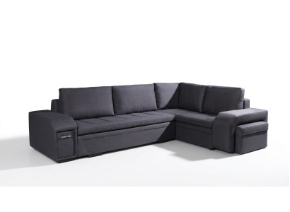 Tapicerowana sofa sofa wypoczynkowa kanapa grupa wypoczynkowa pokój dzienny z poduszką sofa do spania w kształcie litery L