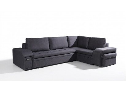 Tapicerowana sofa sofa wypoczynkowa kanapa grupa wypoczynkowa pokój dzienny z poduszką sofa do spania w kształcie litery L
