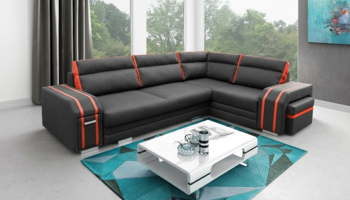 Sofa tapicerowana sofa wypoczynkowa kanapa grupa wypoczynkowa salon poduszka sofa Narożnikowa kanapa