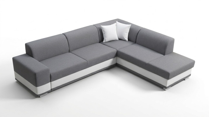 Tapicerowana sofa wypoczynkowa sofa grupowa kanapa salon z poduszką sofa w kształcie litery L