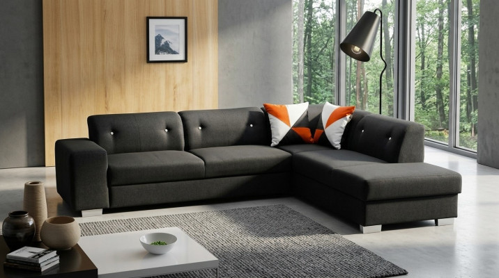 Żywy krajobraz Narożnikowa kanapa Sofy Podstawa łóżka Sofa tapicerowana Kanapa Sofa w kształcie litery L