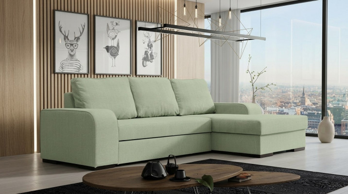 Sofa rozkładana Narożnik Sofa Couch Funkcja łóżka Podkładka Narożnik Ustawić Nowość Funkcja spania