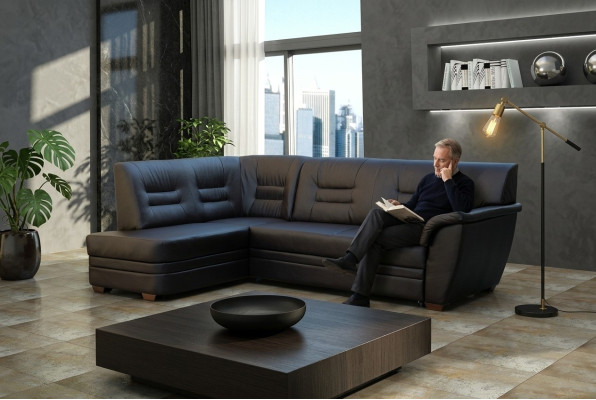 Żywy krajobraz Narożnikowa kanapa z Podstawa łóżka Tapicerowana sofa kanapa narożnik kanapa Sofa w kształcie litery L