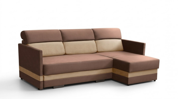 Narożnikowa kanapa z funkcją spania Funkcja łóżka box Łóżko sofa Żywy krajobraz