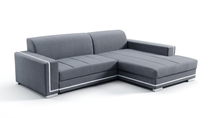 Narożnikowa kanapa z funkcją spania Funkcja bed box sofa couch Żywy krajobraz Łóżko