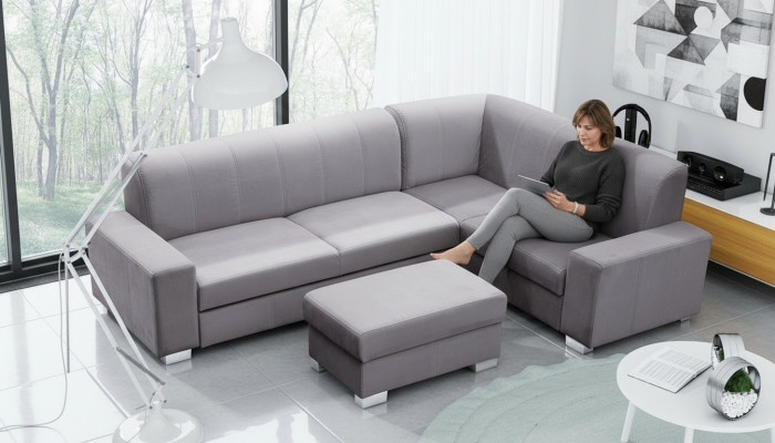 Sofa rozkładana Narożnik Sofa Couch Funkcja łóżka Podkładka Narożnik Ustawić Nowość Funkcja spania