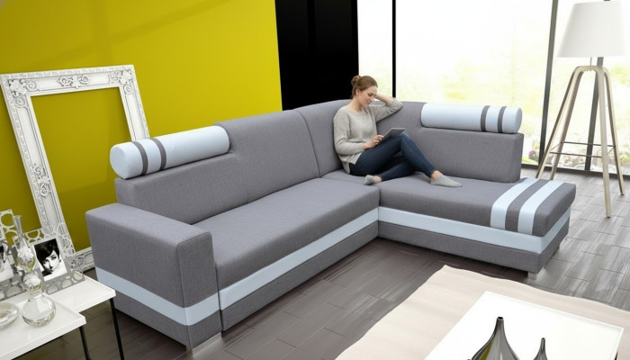 Projektowanie narożnika kanapy Sofa krajobrazu wypoczynkowego Kanapa z funkcją spania Narożnik sofy Obicie Nowe