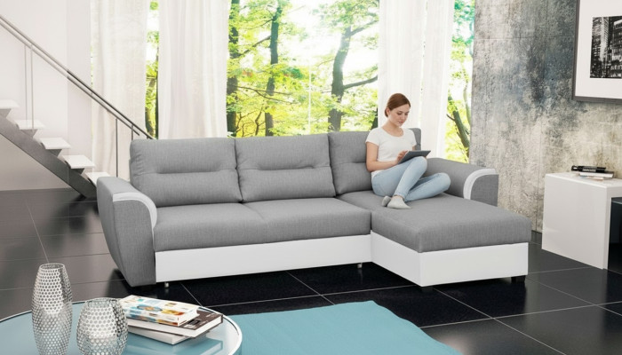 Sofa rozkładana Narożnik Sofa Podkładka Narożnik Funkcja łóżka Nowa funkcja spania Ustawić