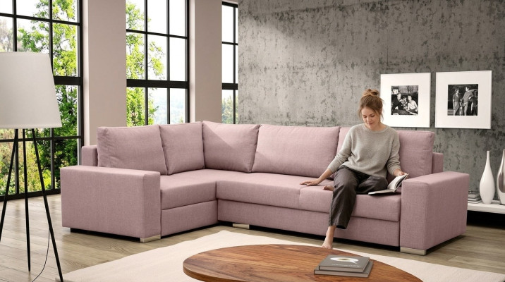 Sofa rozkładana Narożnik Sofa Kanapa Podkładka Narożnik Ustawić Sofy Funkcja spania Funkcja łóżka