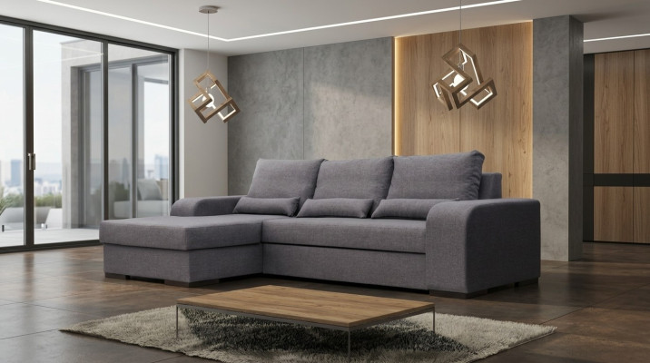 Sofa Sofa rozkładana Sofa z funkcją łóżka - Podstawa łóżka Narożnikowa kanapa Couch