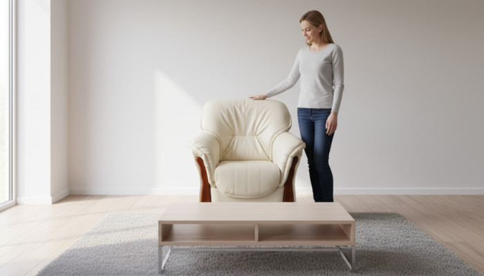 Klasyczna Fotel TV Sofa 1 miejsce do siedzenia Sofa Designer Włókienniczy Sofy Podkładka