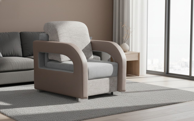 Fotel TV Sofa 1 Rozmiar Couch Designer Materiał tekstylny Sofy Podkładka Relaks