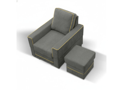 Sofa 1 miejsce do siedzenia Couch Designer Włókienniczy Sofy Podkładka New Modern Fotel