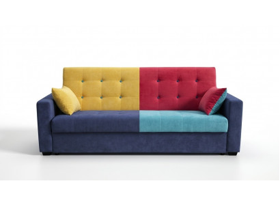 Sofa rozkładana Materiał Sofa Kanapa Włókienniczy Podkładka Ustawić funkcję łóżka 3 Siedziba Nowy