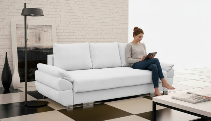 Designerskie 3 miejsce do siedzenia Sofa Podkładka Sofy Kanapy 3er Włókienniczy Sofa rozkładana Łóżko