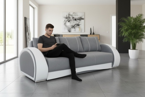 Kanapa Sofa Rozkładana Sofa Kanapy Podkładka Wielofunkcyjne Sofy 3 miejsce do siedzenia Włókienniczy Materiał