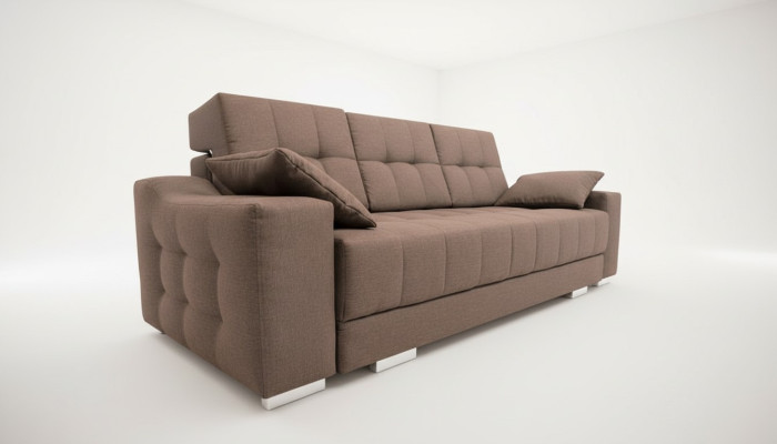 Kanapa Sofa Rozkładana Sofa Kanapy Podkładka Wielofunkcyjna 3 miejsce do siedzenia Funkcja łóżka
