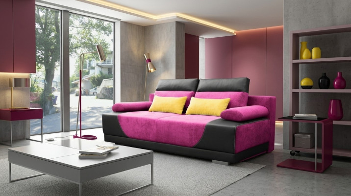 Sofa rozkładana Materiał Nowy Ustawić funkcję łóżka 3 Siedziba Sofa Couch Włókienniczy Podkładka