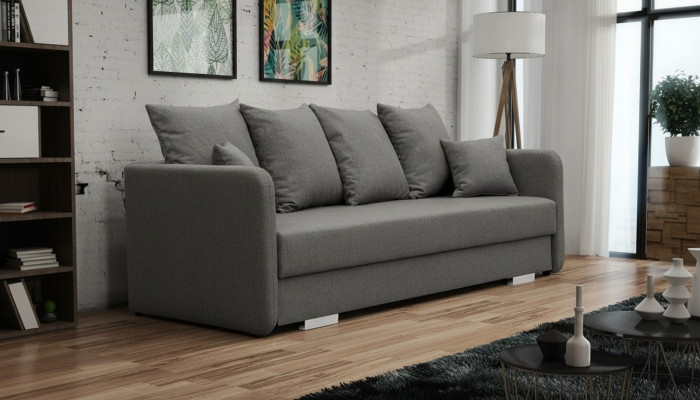 Sofa rozkładana Materiał 3 Siedziba Sofa Kanapa Włókienniczy Podkładka New Ustawić funkcję łóżka