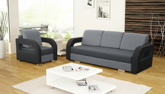 Sofa rozkładana Sofa Podkładka Łóżko Kanapy Sofy Kanapa Siedziba Funkcja łóżka 3 miejsce siedzenia Nowość
