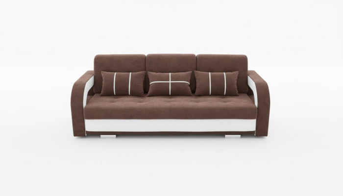 Sofa Kanapa Podkładka Sofy Kanapy Sofa rozkładana Funkcja łóżka 3 miejsce siedzące + Stołek Nowość