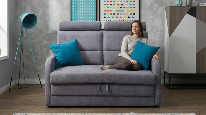 2 Siedziba Sofa Sofa Sofy Włókienniczy Podkładka Materiał Ustawić funkcję łóżka Sofa rozkładana