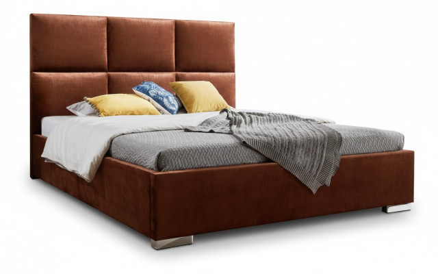 Designerskie łóżko Luxury Aksamit Velvet Podkładka Łóżko Hotel Double New XXL