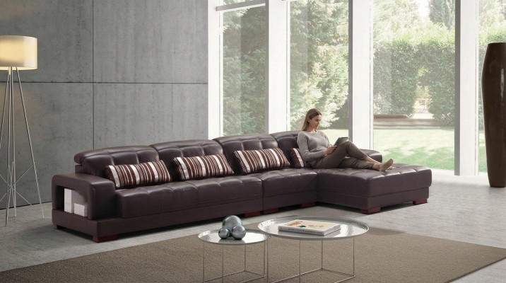 Podkładka Skóra Kanapa Narożnik Sofa Living Pokój Sofy Krajobrazowe Nowy Narożnik