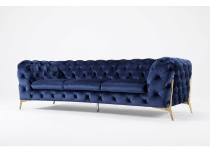 Luksusowy Materiał Włókienniczy Sofa Kanapa Podkładka Siedziba 3+2 Ustawić Chesterfield Obcios