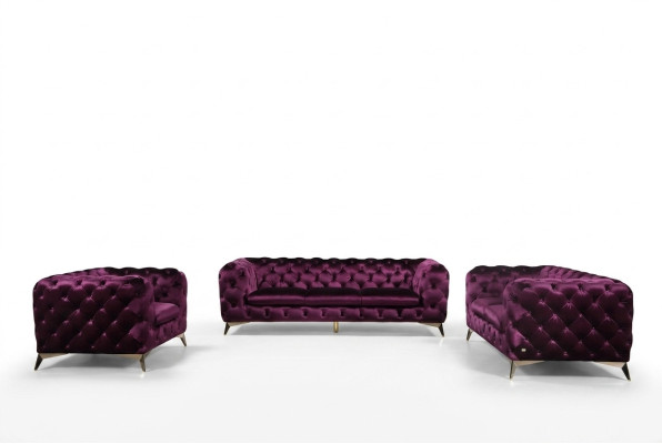 XXL Duża Sofa Kanapa Chesterfield 3 miejsce do siedzenia Podkładka Kanapa Siedziba Trzy Włókienniczy Materiał