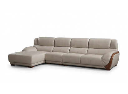Narożnik Sofa Skóra Podkładka Siedziba Narożnik Sofa Ustawić Living Pokój Krajobraz