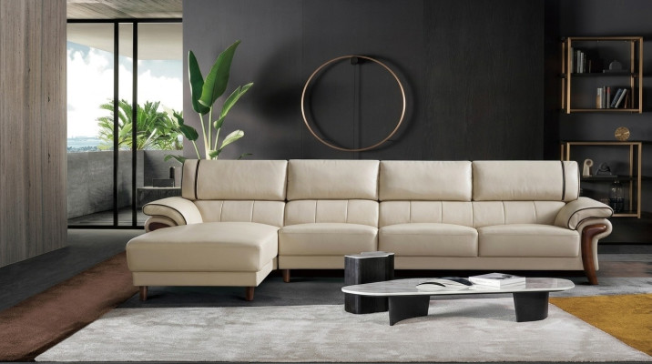 Sofa Narożnik Kanapa Designer Siedziba Podkładka Narożnik Skóra Kanapy Living Landscape