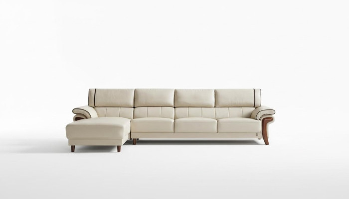 Sofa Narożnik Kanapa Designer Siedziba Podkładka Narożnik Skóra Kanapy Living Landscape