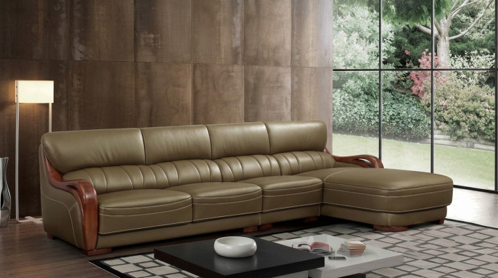 Narożnik Sofa Kanapa Designer Podkładka Siedziba Narożnik Skóra Kanapy Living Landscape