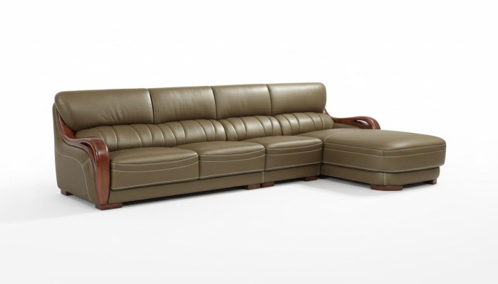 Narożnik Sofa Kanapa Designer Podkładka Siedziba Narożnik Skóra Kanapy Living Landscape