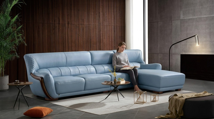 Sofa Narożnik Kanapa Designer Podkładka Siedziba Narożnik Skóra Kanapy Living Landscape