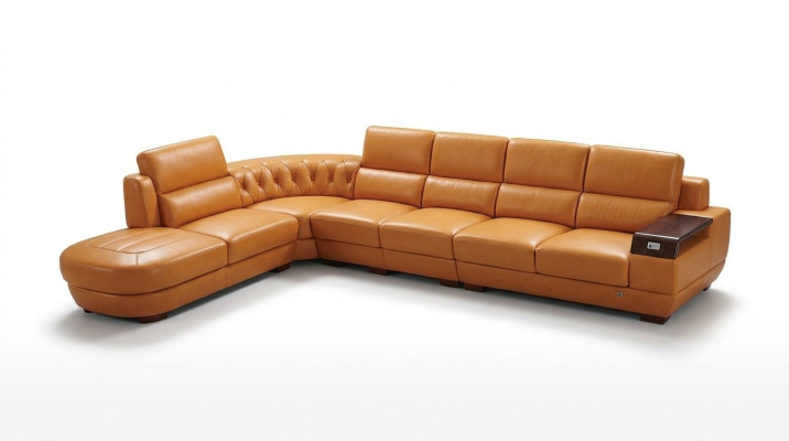 Narożnik Sofa Kanapa Podkładka Siedziba Narożnik Living Landscape Skóra Kanapy Projektant